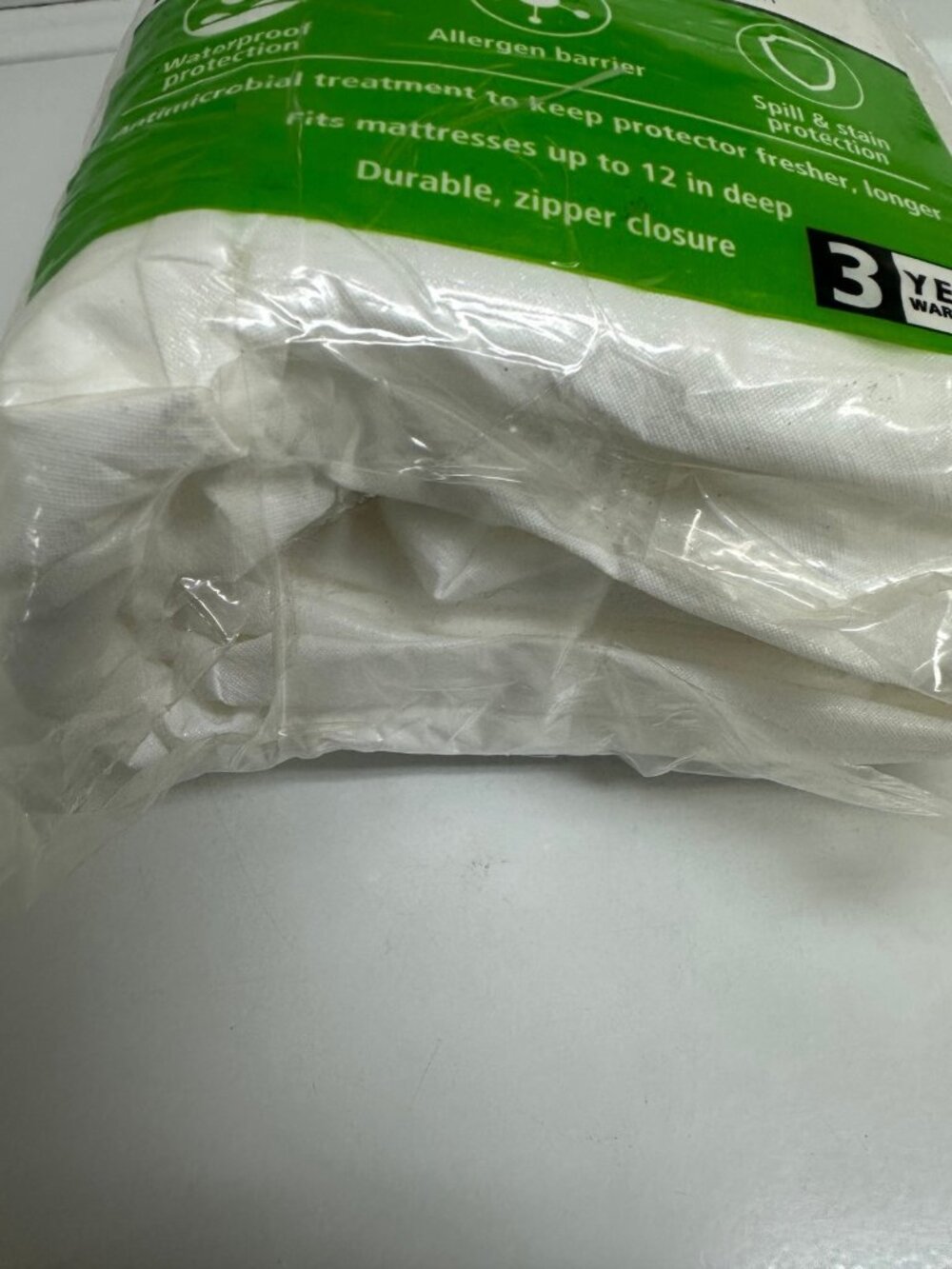 Mainstays Nextgen Waterproof and anti allergen mattress protector